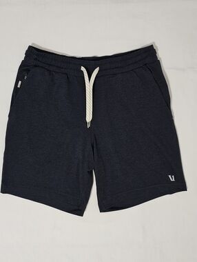 Vuori V344 Men’s Sunday Performance Shorts Small Wash Black Drawstring Athletic